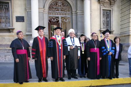 La Universidad de Los Andes y la santa Iglesia Católica seguirán siempre de la mano, aseguró el Vicerrector Administrativo Manuel Aranguren. Foto: RDF